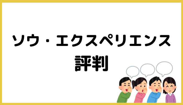 ソウ・エクスペリエンスの評判